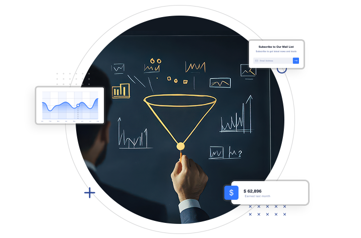 B2B process setup illustration showing streamlined workflow