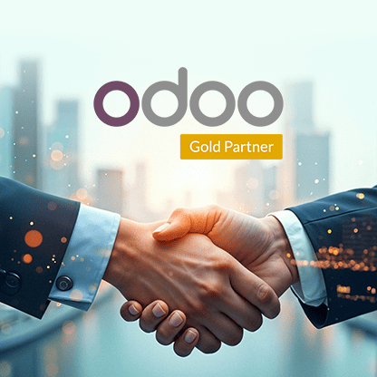 Odoo Gold Partner certification badge
