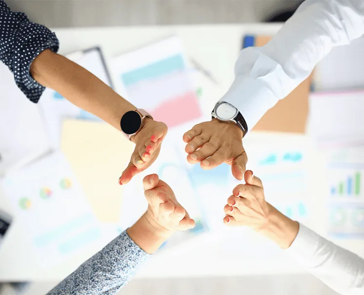 B2B sales outsourcing team at work